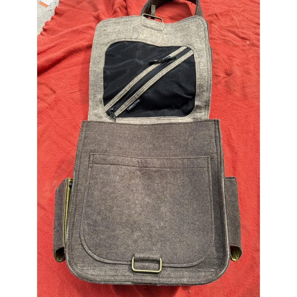 Sons of Trade Wool Canvas Diaper Bag Messenger Shoulder Bag Unisex